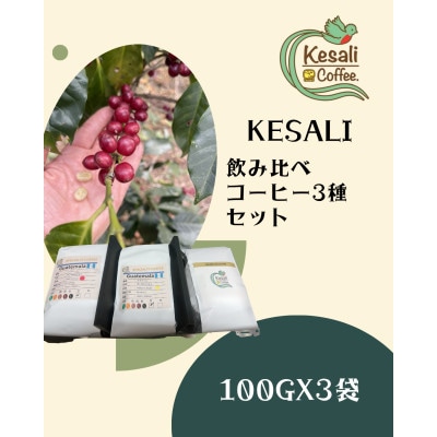 Kesali飲み比べコーヒー豆3種セット