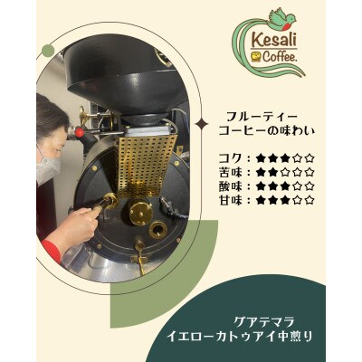 Kesali自家焙煎中煎りコーヒー1kg豆