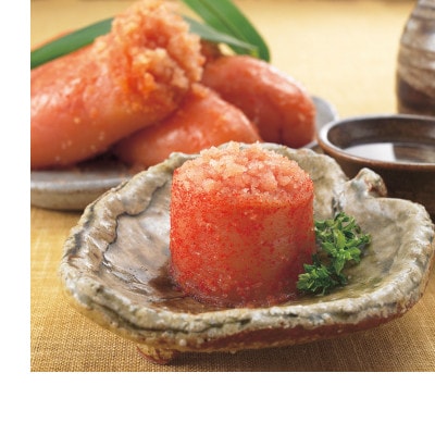 明太子食べくらべ【かねふく】辛子明太子徳切400g・【宮近】近海産辛子明太子700g(糸田町)