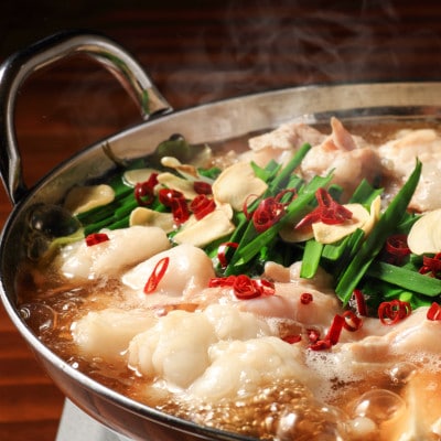 訳あり!博多醤油もつ鍋2人前と辛子明太子(切子)1個セット(糸田町)