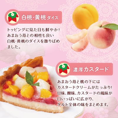 寄附額改定↓↓ あまおうの苺タルトケーキ6号(約18cm)4～6人分