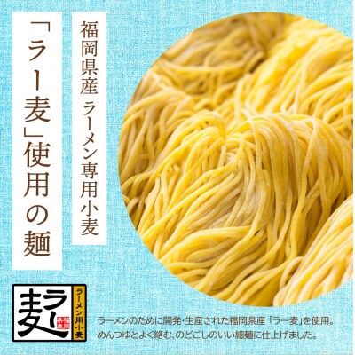 寄附額改定↓↓ 【4～8月発送】福岡県産ラー麦 冷し中華(ごまだれ付)