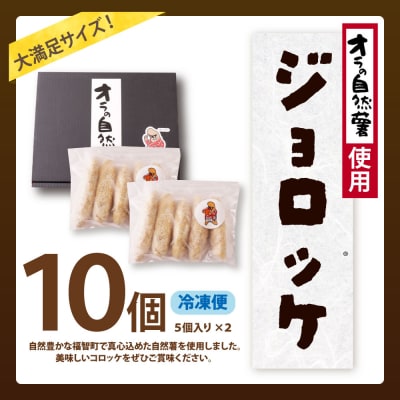 寄附額改定↓↓ 【自然薯×コロッケ】訳あり ジョロッケ 10個セット