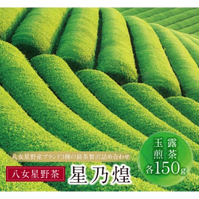 寄附額改定↓↓ 星乃煌(玉露・煎茶 各150g)