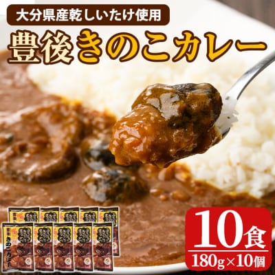 豊後きのこカレ-(180g×10個)