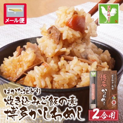 寄附額改定↓↓ 炊き込みご飯の素 博多かしわめし 2～3人前 2合用 109g