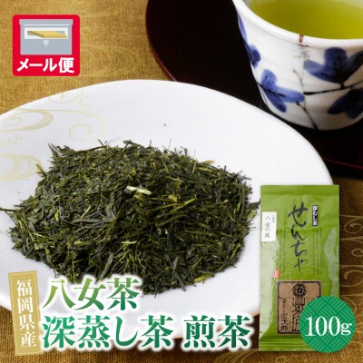 寄附額改定↓↓ 八女茶 深蒸し茶煎茶 100g