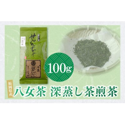 寄附額改定↓↓ 八女茶 深蒸し茶煎茶 100g