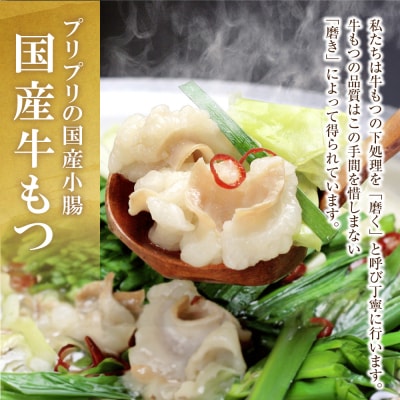 寄附額改定↓↓ おどろきっちん 博多もつ鍋セット(九州味噌仕立て)2～3人前