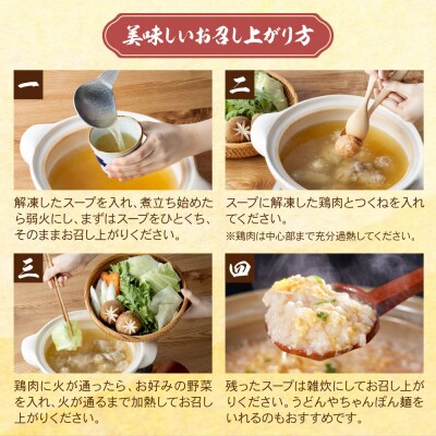 寄附額改定↓↓ むなかた鶏使用　水炊き2人前