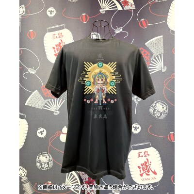 「広島 TEAM iXA」の三種の神器コラボTシャツ feat.白鳥神社(L) 