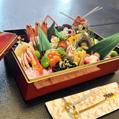 淡路島海上ホテル料理長謹製『生詰め』おせち　◆数量限定和風一段膳(2〜3人前)海　◆12月30日発送