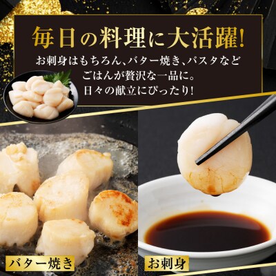 【訳あり】北海道産 ほたて貝柱 250g×4袋 1kg ふるさと納税 帆立 F4F-8905