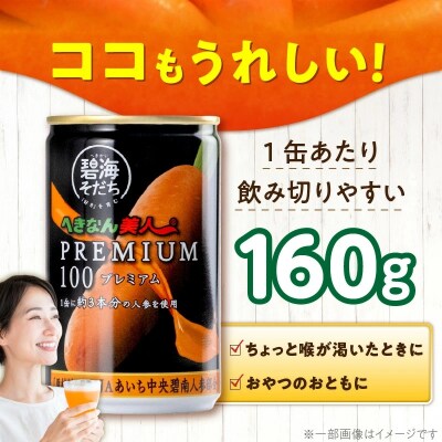 へきなん美人PREMIUM100 160g×20缶 人参ジュース 果汁100%  H017-102