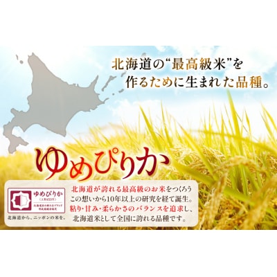 米 令和7年 北海道産 ゆめぴりか 無洗米 5kg 3回 定期便  [12260933]
