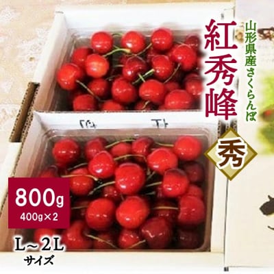 さくらんぼ(紅秀峰)800g　0025-2604