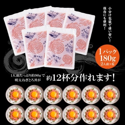 寄附額改定↓↓ 元祖　博多明太ねぎとろ　1kg