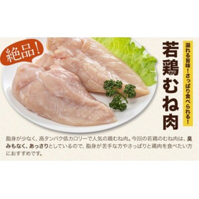 熊本県産 若鶏むね肉 合計8kg(約2kg×4袋) 《30日以内に出荷予定(土日祝除く)》