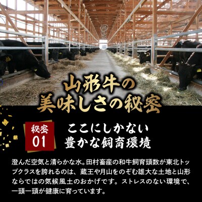 山形牛ロースステーキ約200g×4枚 田村食品提供