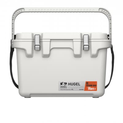 ☆リニューアル☆クーラーボックス HUGEL 真空断熱 40L VITC-40R ホワイトアッシュ