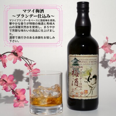 マツイ梅酒2種セット ウイスキー ブランデー仕込み 700ml×2 お酒 洋酒