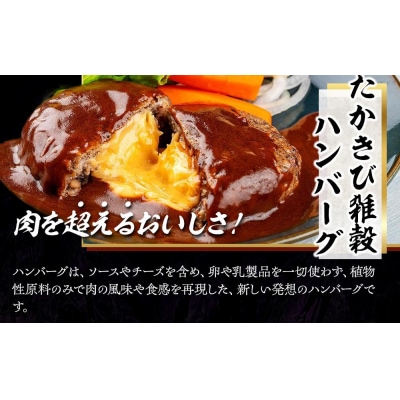 【NIKUGOE】 たかきび雑穀ハンバーグ詰め合わせ「藍」(計4個)【AG025】