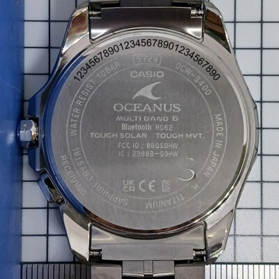 【CASIO】腕時計 OCEANUS OCW-S400-2AJF 山形県 東根市 hi011-126