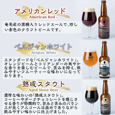 KAKUIDA BREWERY クラフトビール飲み比べ6本セット(計6本)【福山黒酢】　A7-005