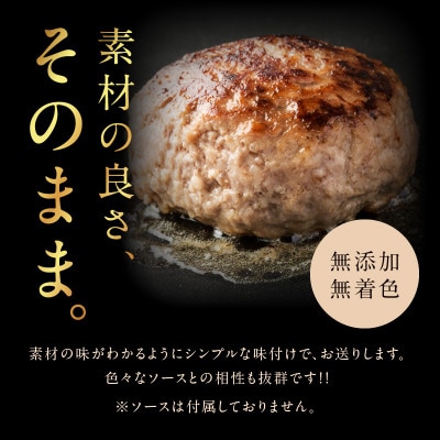 【無添加】牛肉100% ハンバーグ 8個 合計 1.2kg 個包装 010B1587