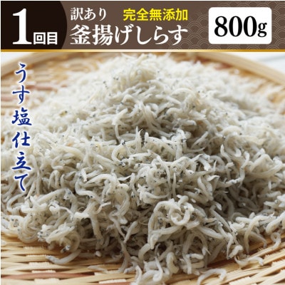 【毎月定期便】店主セレクト 釜揚しらす&ハンバーグ 全3回 099Z290