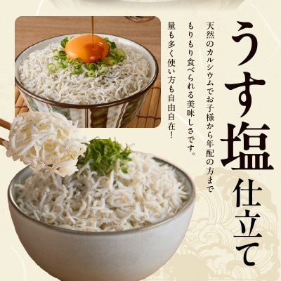 【毎月定期便】定期便釜揚げしらす 700g 全2回 099Z455