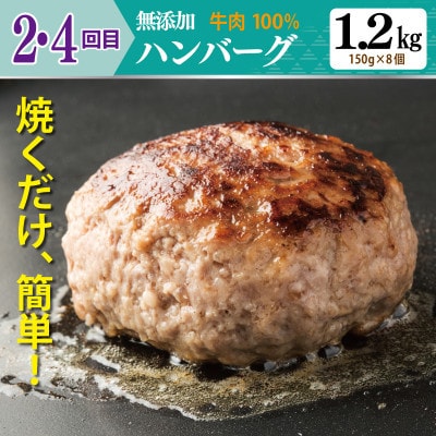 【毎月定期便】【さとふる限定】しらす、ハンバーグ月1回定期便 全4回 099Z498