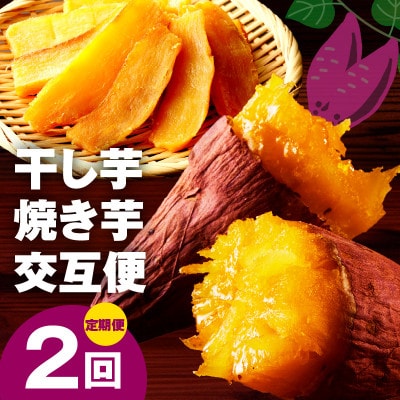 【毎月定期便】干し芋 600g/焼き芋 1kg 全2回 099Z524