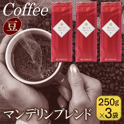 真ごころブレンド  250g×3袋/豆 099H1844