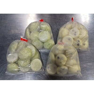 自家製きねつき生餅(よもぎ25個、まめ25個) 010B151