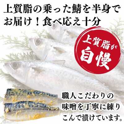 【2025年2月下旬発送】上質脂が乗った 鯖西京漬! 005A086