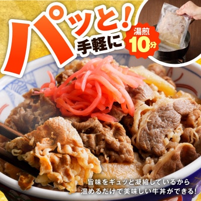 牛丼の具 1.5kg(150g×10パック)湯煎 簡単調理 緊急支援 010B898