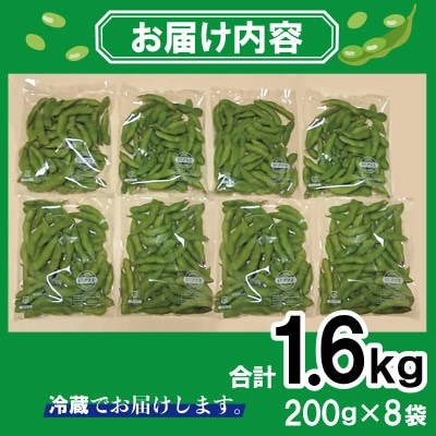 【先行予約】新鮮枝豆(栄錦)合計 1.6kg 099H2307