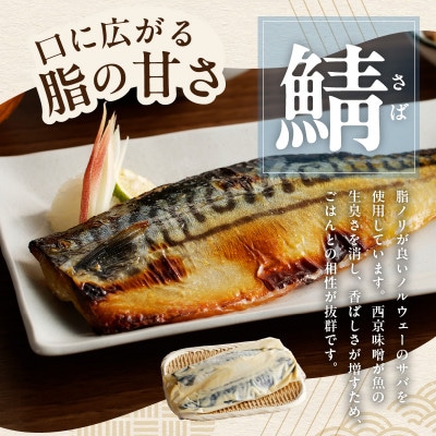 【毎月定期便】厳選素材 西京漬け 3種食べ比べセット(さば/ぶり/さわら)全2回 099Z469