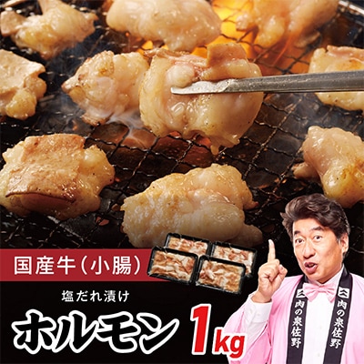 国産 牛肉 ホルモン 1kg 味噌だれ漬け 焼肉用 小分け 250g×4P