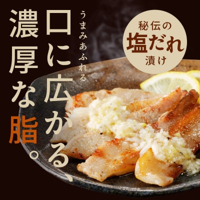 豚トロ 焼肉用 1.2kg 秘伝の塩だれ漬け 小分け 300g×4パック 010B1514