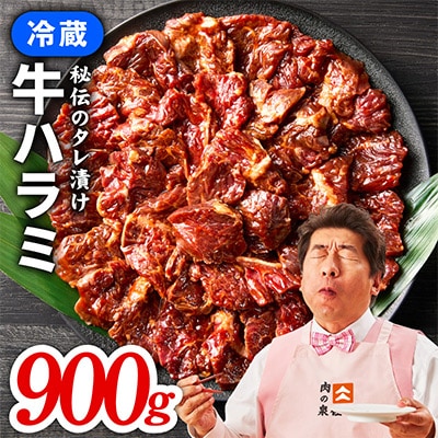 【ファミリー向け】冷蔵配送 牛ハラミ タレ漬け 900g 小分け 300g×3P 010B1800