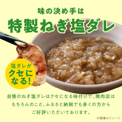 ねぎ塩 豚タン 総量 1.5kg 小分け 約250g×6パック 訳あり 成型 G1150