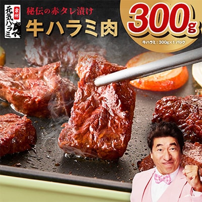 【お試し】牛ハラミ 300g 秘伝の赤タレ漬け