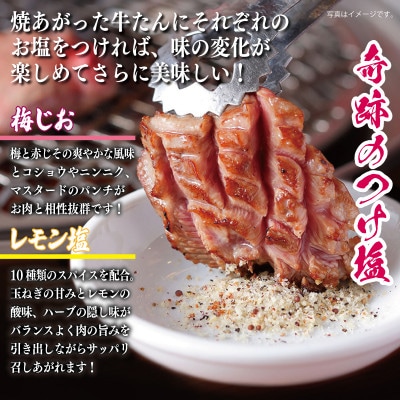 焼き肉専門店の梅じお&レモン塩 各90g×3本 合計6本 食べ比べセット 010B1308