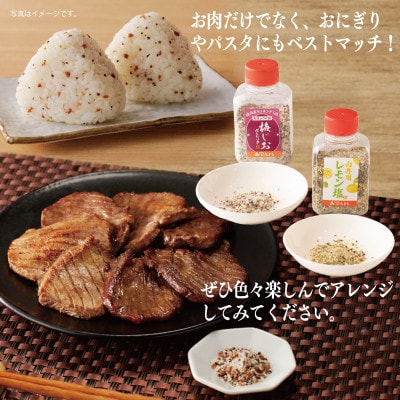 焼き肉専門店の梅じお&レモン塩 各90g×3本 合計6本 食べ比べセット 010B1308