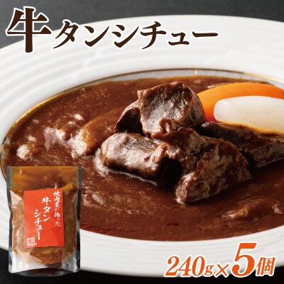 焼肉屋さんの牛タンシチュー 240g×5P 010B1683