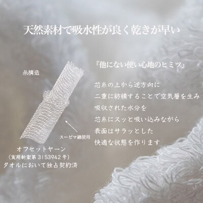 SUTEKI フェイスタオル 3枚(ネイビー) 099H3315