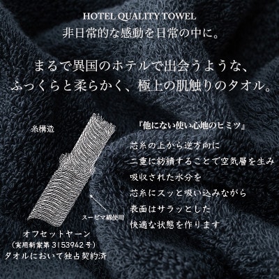 Landwell Hotel フェイスタオル 3枚 ホワイト ギフト 020C379