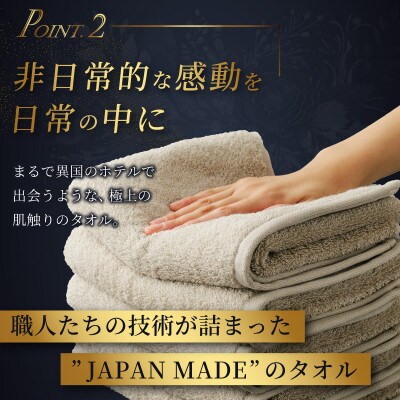 Landwell Hotel フェイスタオル グレー 8枚 050F116